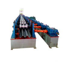 China manufecturing high road way guard w shape crash barrier bar plate highway guardrail automatic making machine